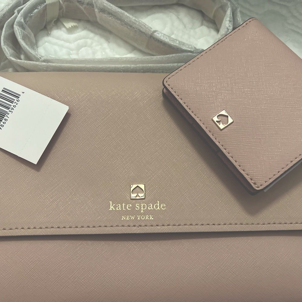 Crossbody shoulder bag & matching wallet